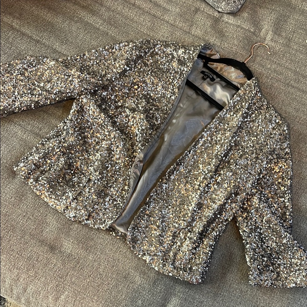 Silver Sequin Jacket!